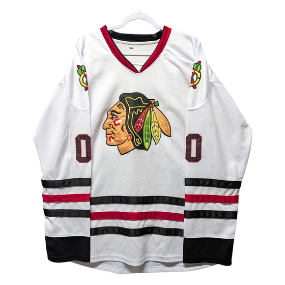Y2K / Modern Chicago Blackhawks Clark Griswold Hockey Jersey - Picture 1 of 6